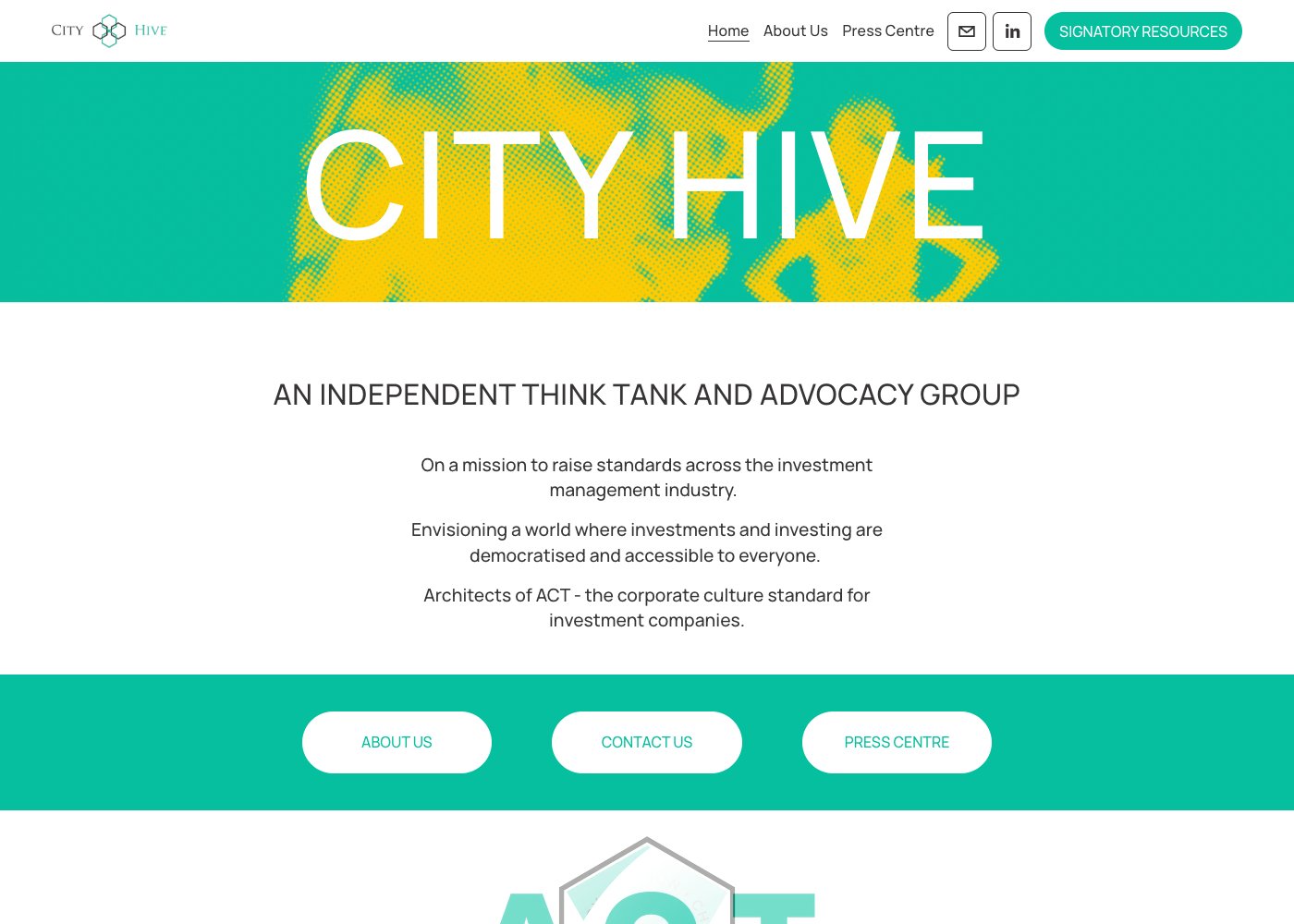 City Hive — investment industry advocacy platform